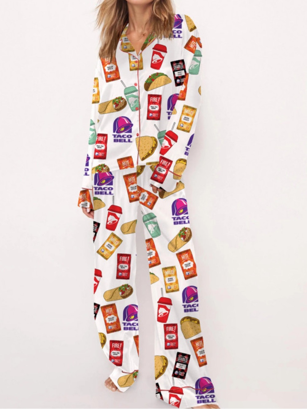 NWT Sheshow Fast Food 2 Piece Pajamas